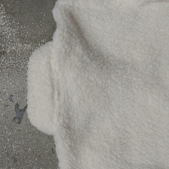 NEW! Women's Wondershop Faux Shearling Matching Family Half Zip Pullover, White - Picture 10 of 14